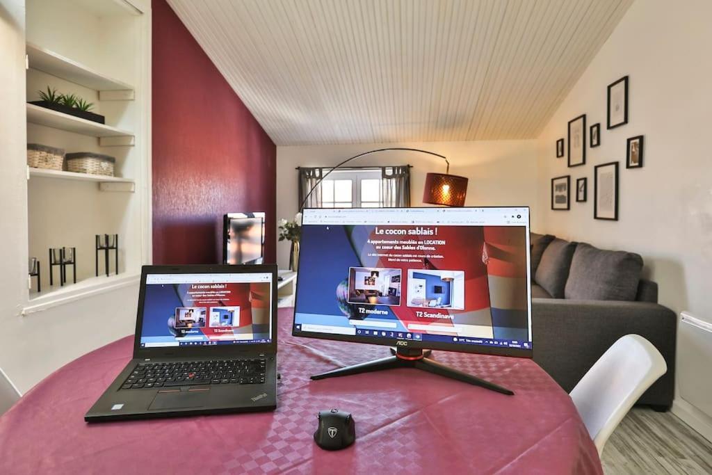 Le Cosy T2 Hypercentre ! Parking Inclus Et La Plage A 2 Min ! Les Sables-dʼOlonne Eksteriør billede